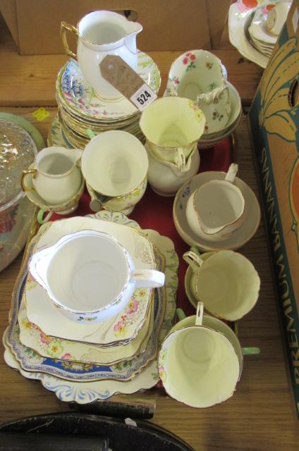 TRAY OF PARAGON AND OTHER CHINA   Image