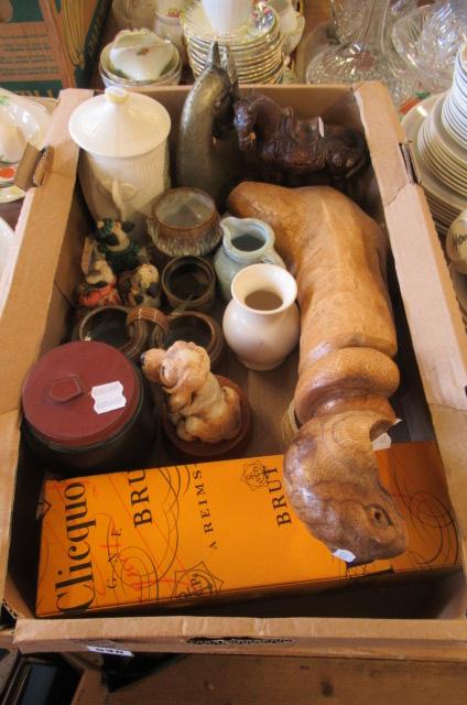 BOX OF ORNAMENTS ETC Image