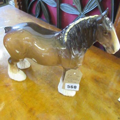 BESWICK CLYDESDALE SHIRE HORSE Image