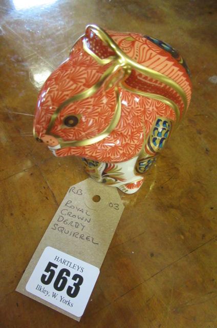 ROYAL CROWN DERBY SQUIRREL Image