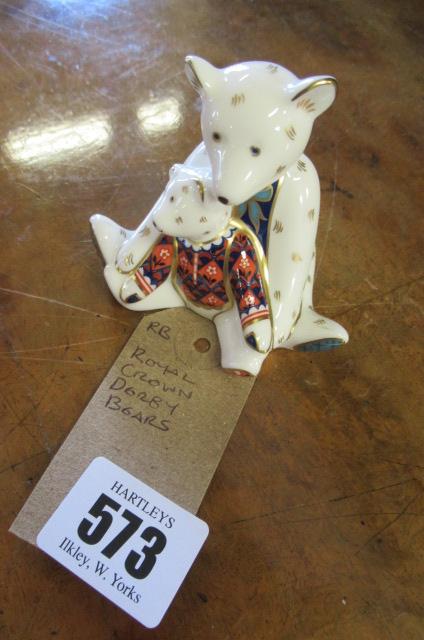 ROYAL CROWN DERBY BEARS   Image