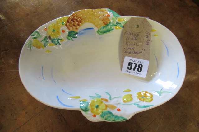 CLARICE CLIFF BOWL   MY GARDEN Image