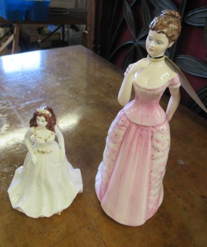 TWO COALPORT FIGURES Image