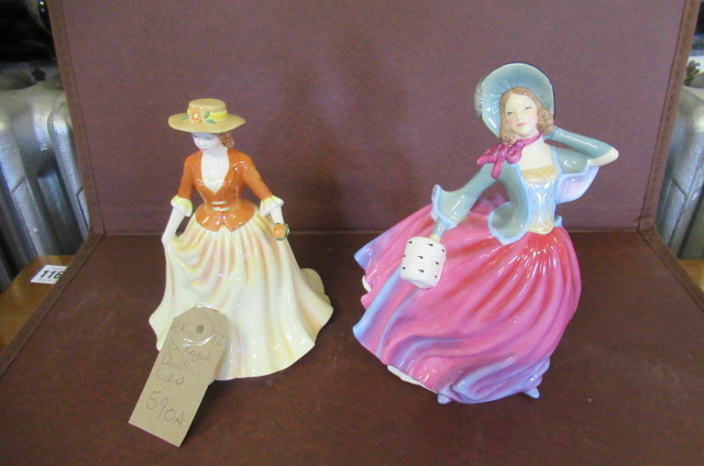 TWO ROYAL DOULTON FIGURES Image