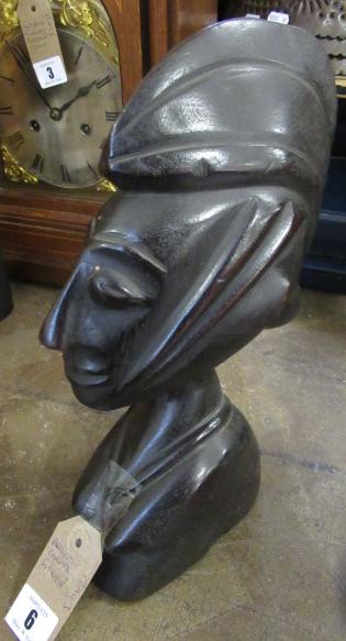 CARVED AFRICAN FIGURE Image