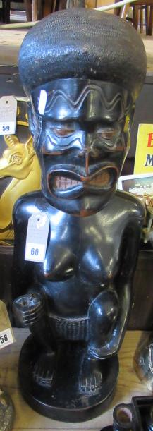 WEST AFRICAN CARVED FIGURE Image
