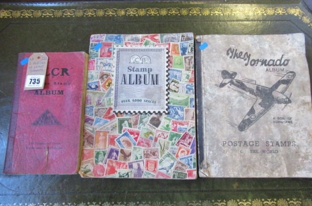 THREE ALBUMS OF WORLD STAMPS Image