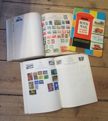 THREE ALBUMS OF WORLD STAMPS Image