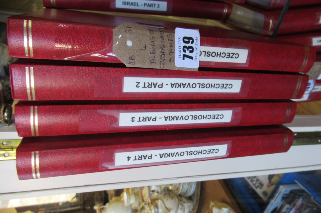 FOUR ALBUMS OF CZECH STAMPS  Image