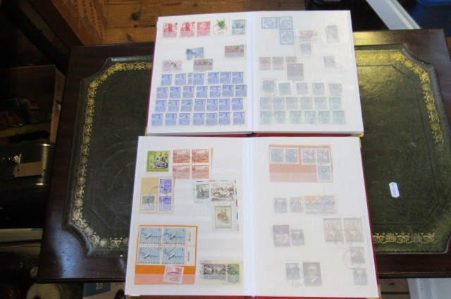 TWO ALBUMS OF AUSTRIAN STAMPS Image