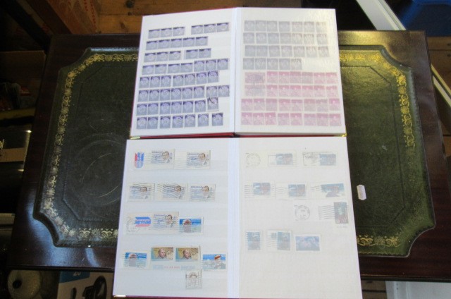 TWO ALBUMS OF USA STAMPS Image