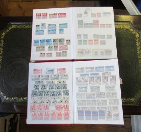 ALBUM OF FRENCH AND AN ALBUM OF ROMANIAN STAMPS Image