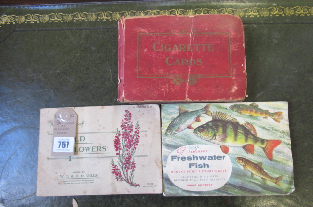 THREE ALBUMS OF CIGARETTE CARDS Image