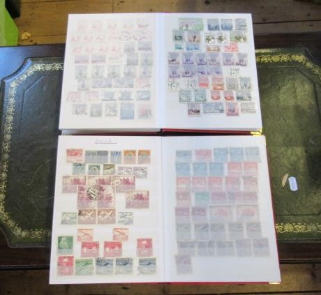 TWO ALBUMS OF WORLD STAMPS INCLUDING BULGARIAN  Image