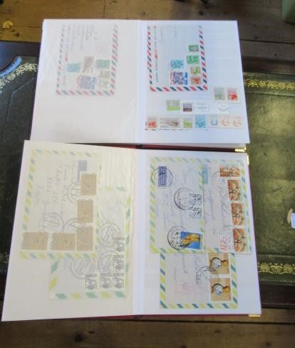 TWO ALBUMS OF WORLD STAMPS INCLUDING BRAZILLIAN AND CANADIAN Image