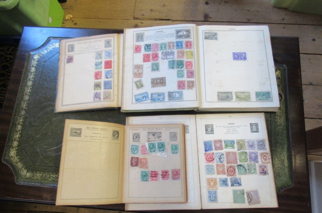 FOUR WORLD STAMP ALBUMS Image