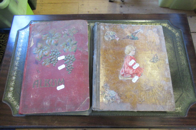 TWO ALBUMS OF VINTAGE POSTCARDS Image