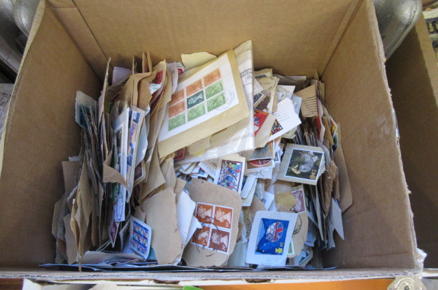 BOX OF LOOSE STAMPS Image