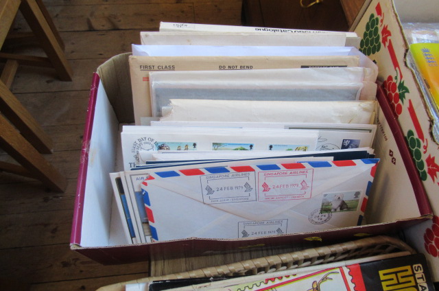 BOX OF FIRST DAY COVERS Image
