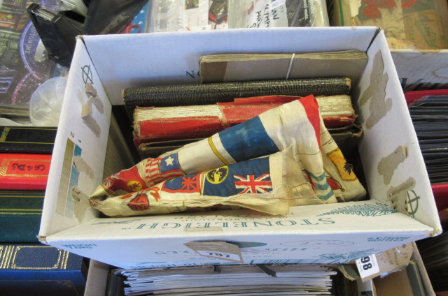 BOX OF CIGARETTE CARDS ETC Image