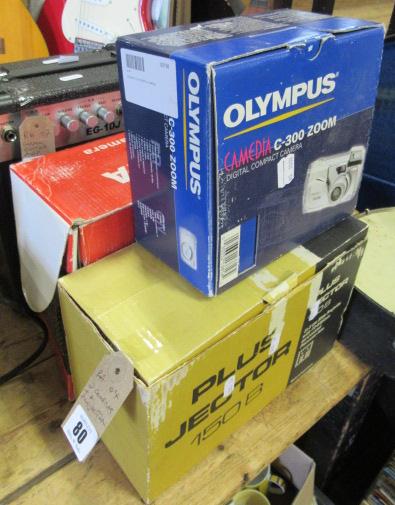 TWO CAMERAS AND A PROJECTOR Image