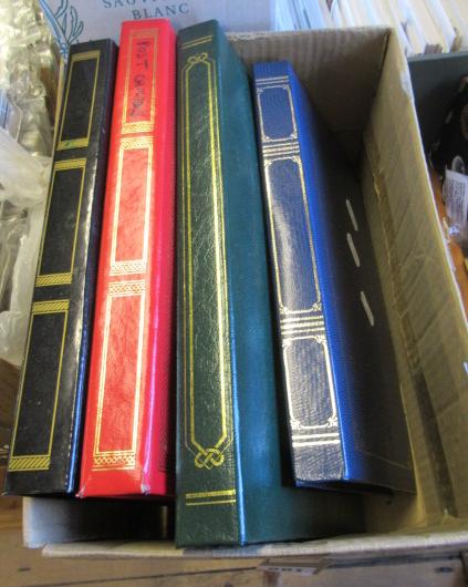 BOX OF FOUR ALBUMS OF POSTCARDS INCLUDING WW1 AND HUMOROUS MC GILL EXAMPLES Image