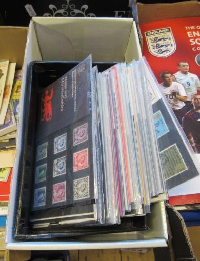 BOX OF MINT  PRESENTATION STAMPS Image