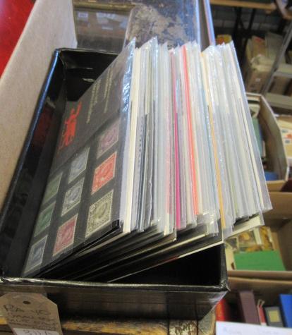 SMALL BOX OF MINT STAMP PRESENTATION PACKS Image