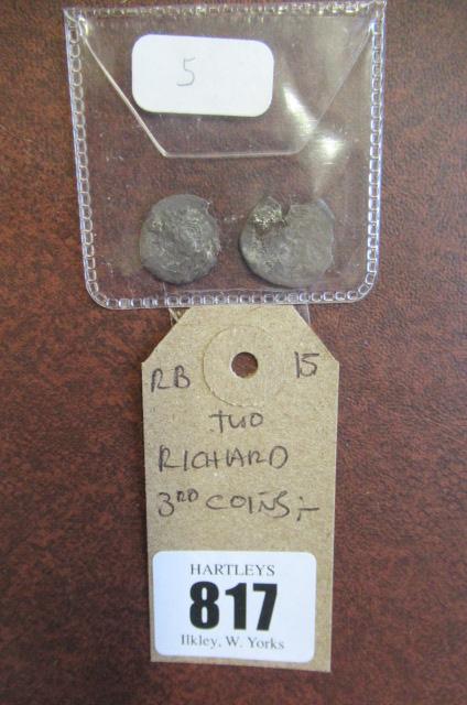 TWO RICHARD III COINS Image