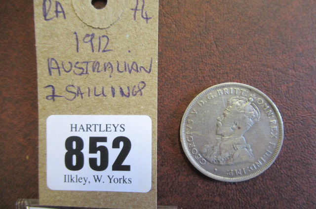 1912 AUSTRALIAN TWO SHILLINGS Image