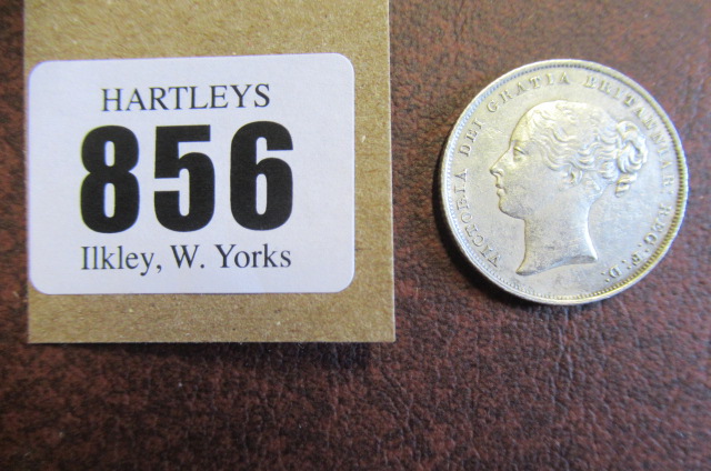 1853 SILVER SHILLING Image