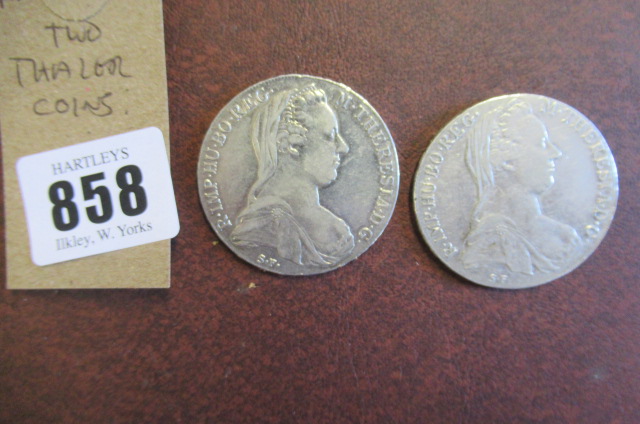 TWO THALER COINS Image