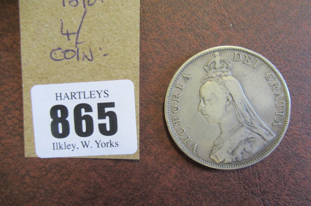 1890 FOUR SHILLING COIN Image