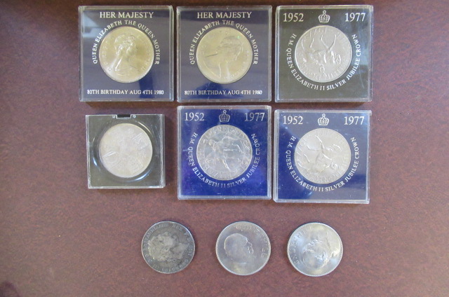 1820 SILVER AND OTHER COMMEMORATIVE CROWNS Image