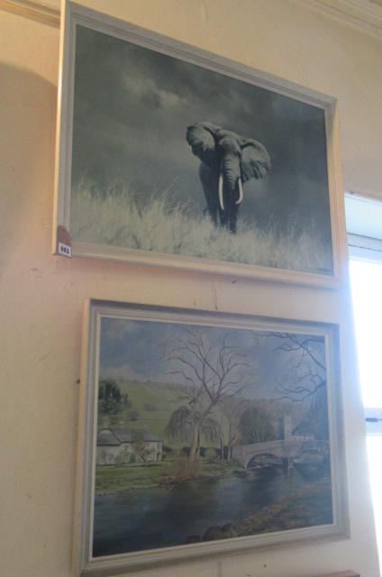 DAVID SHEPHERD WISE OLD ELEPHANT PRINT Image