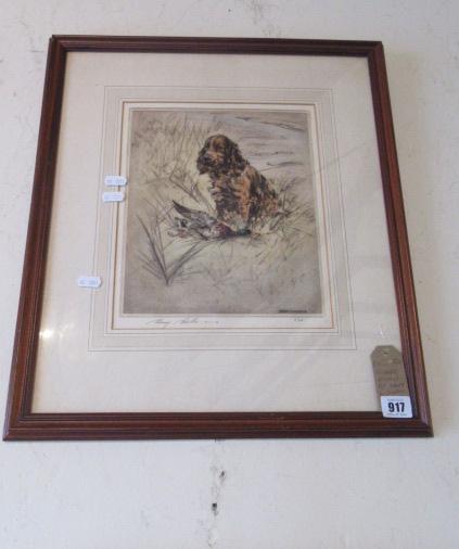 SIGNED ETCHING BY HENRY WILKINSON Image