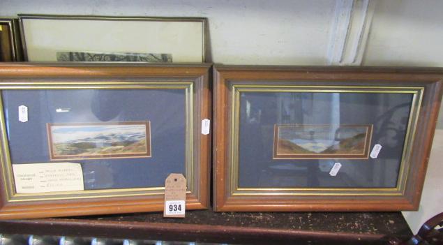 PAIR OF EMBROIDERIES BY SHEILA MURPHY Image