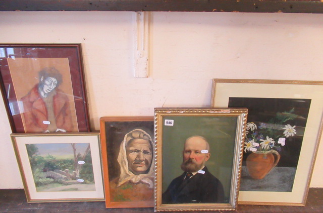 QUANTITY OF ORIGINAL PICTURES AND A TINTED PORTRAIT PHOTOGRAPH Image