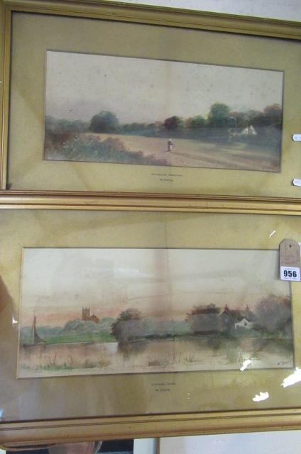 TWO PICTURES BY W DAVIES Image