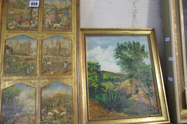 PRINT AND AN OIL PAINTING Image