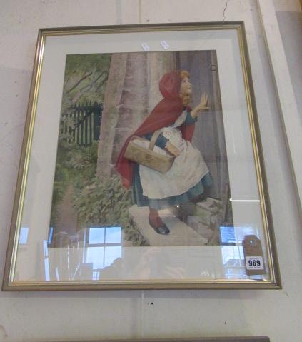 RED RIDING HOOD PRINT Image