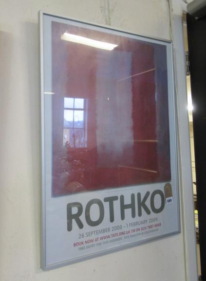 MARK ROTHKO TATE EXHIBITION POSTER Image