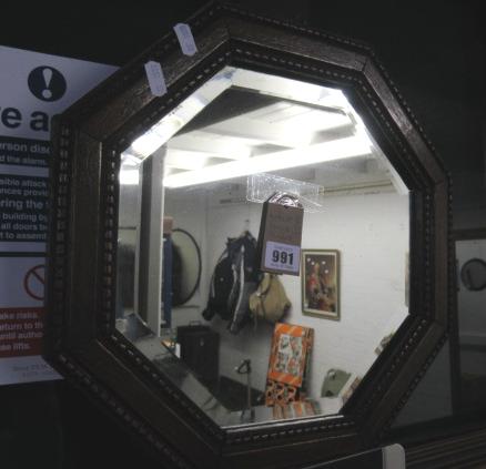 OCTAGONAL FRAMED MIRROR Image