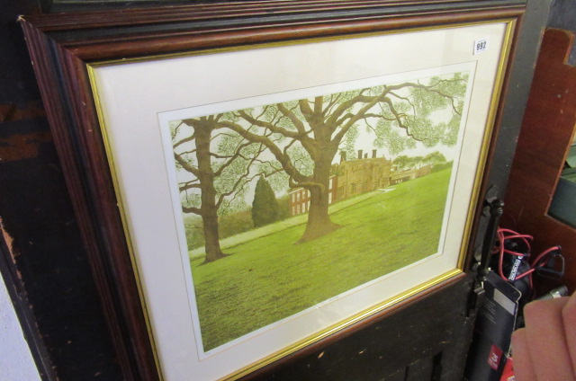 FRAMED PRINT OF FELBRIGG HALL BY CHRISTOPHER PENNY Image