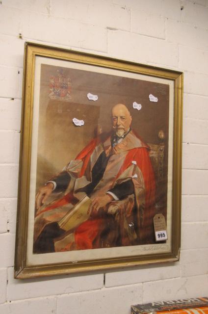 FRAMED PRINT SIGNED FRANK SALISBURY Image