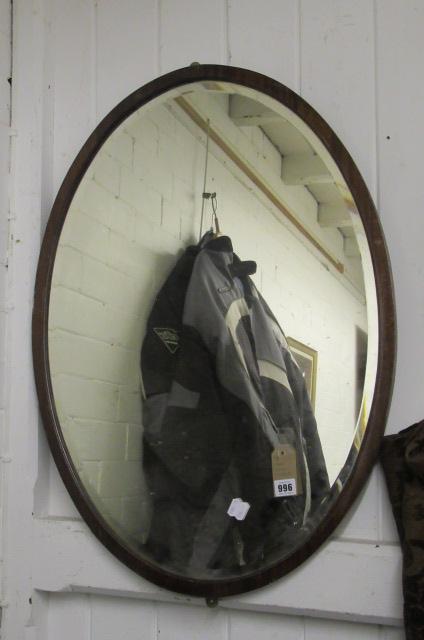 WOOD FRAMED MIRROR Image