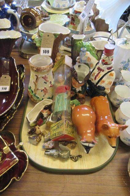 TRAY OF HORNSEA AND OTHER POTTERY Image