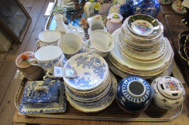 TRAY OF CERAMICS Image