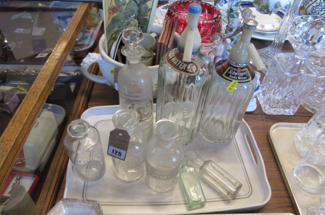 TWO SODA SYPHONS  CHEMISTS BOTTLES ETC Image