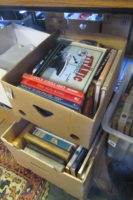 TWO BOXES OF BOOKS Image